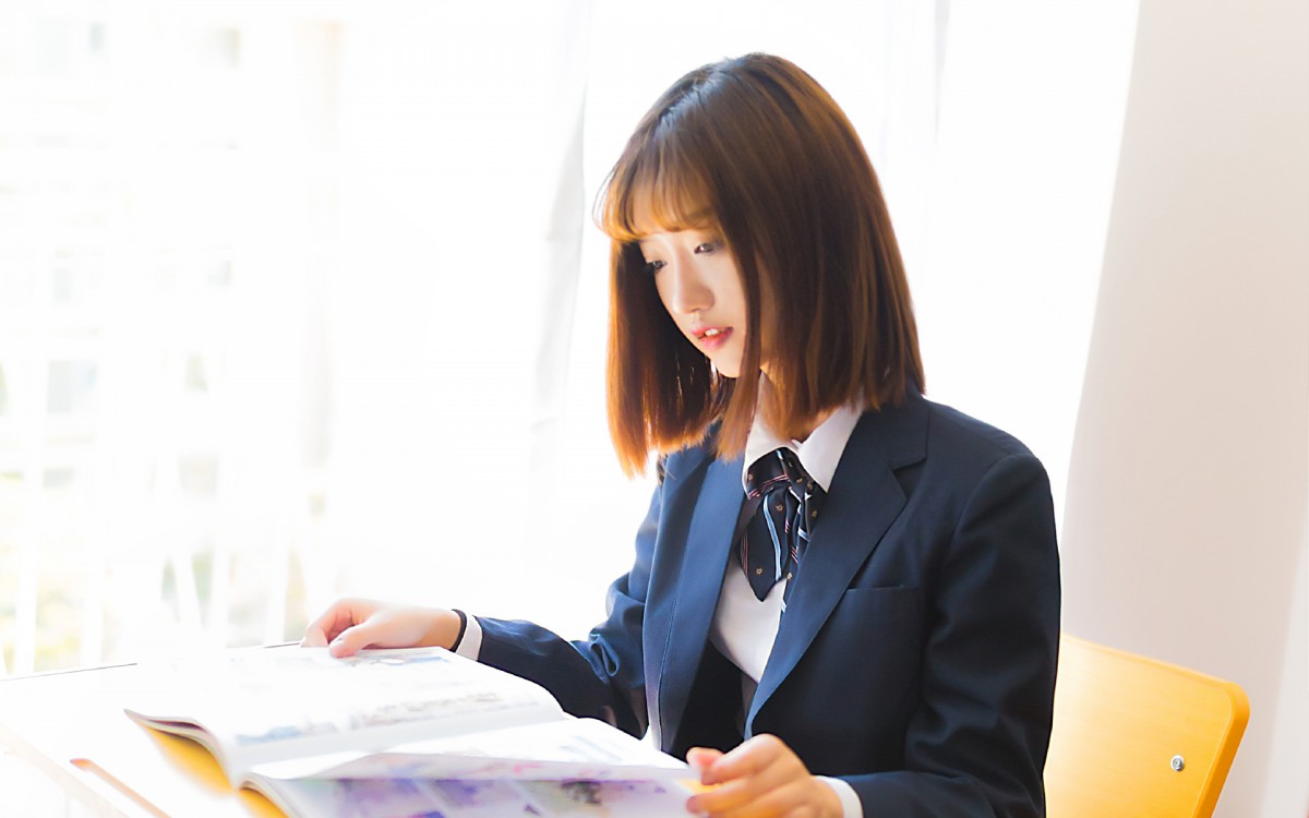 惑女学生图片壁纸49