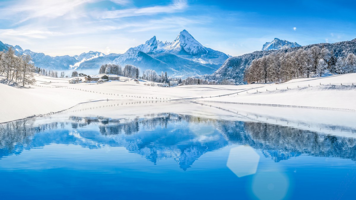 好看的雪山風景圖片-風景壁紙-高清風景圖片-娟娟壁紙