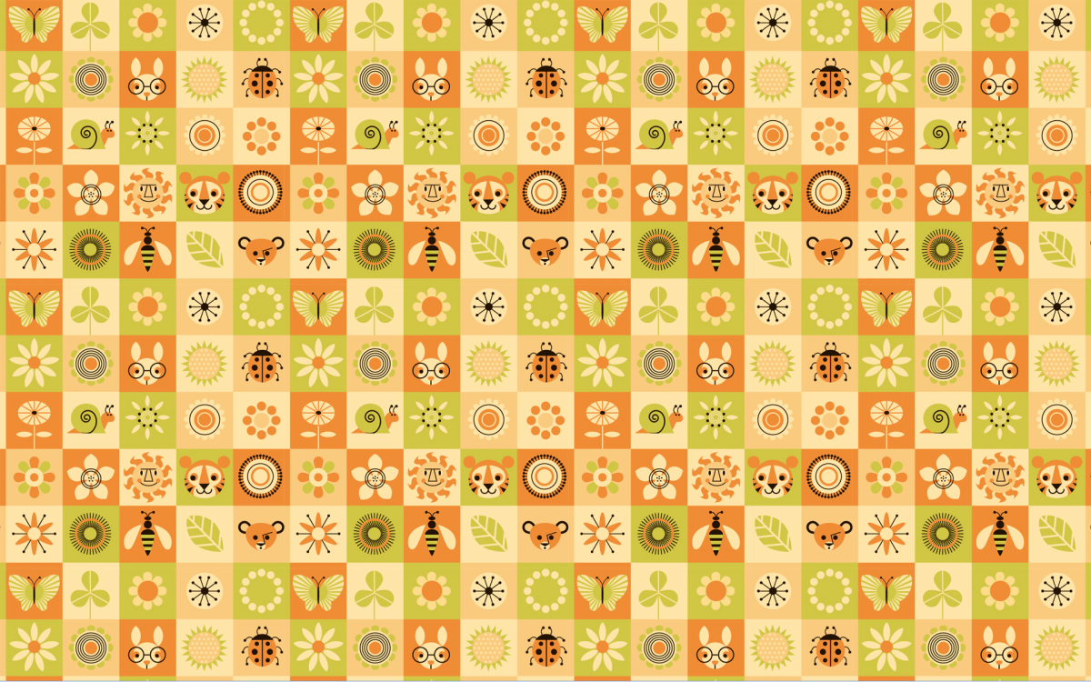 卡通平铺背景 第一辑-炫彩壁纸-高清炫彩图片-第4图-娟娟壁纸