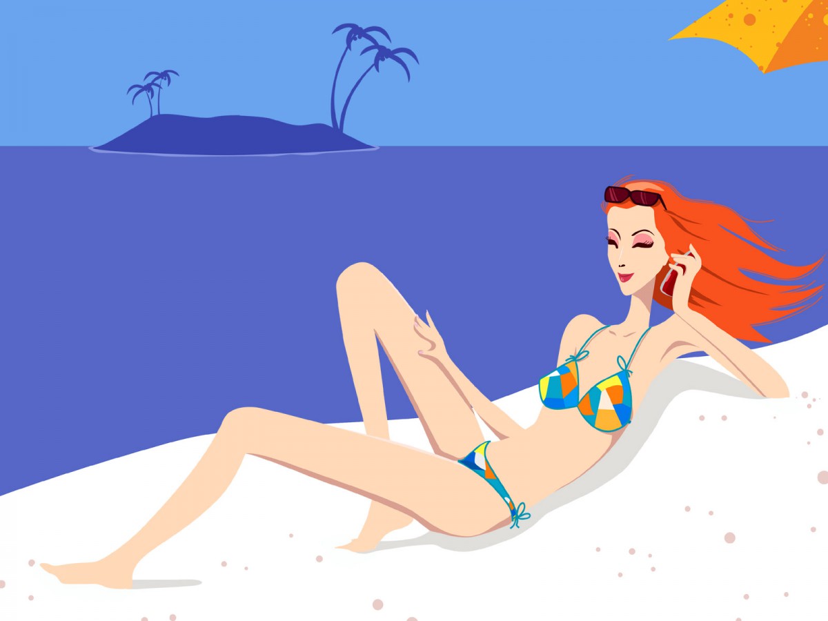 矢量海滩女孩第一辑1320