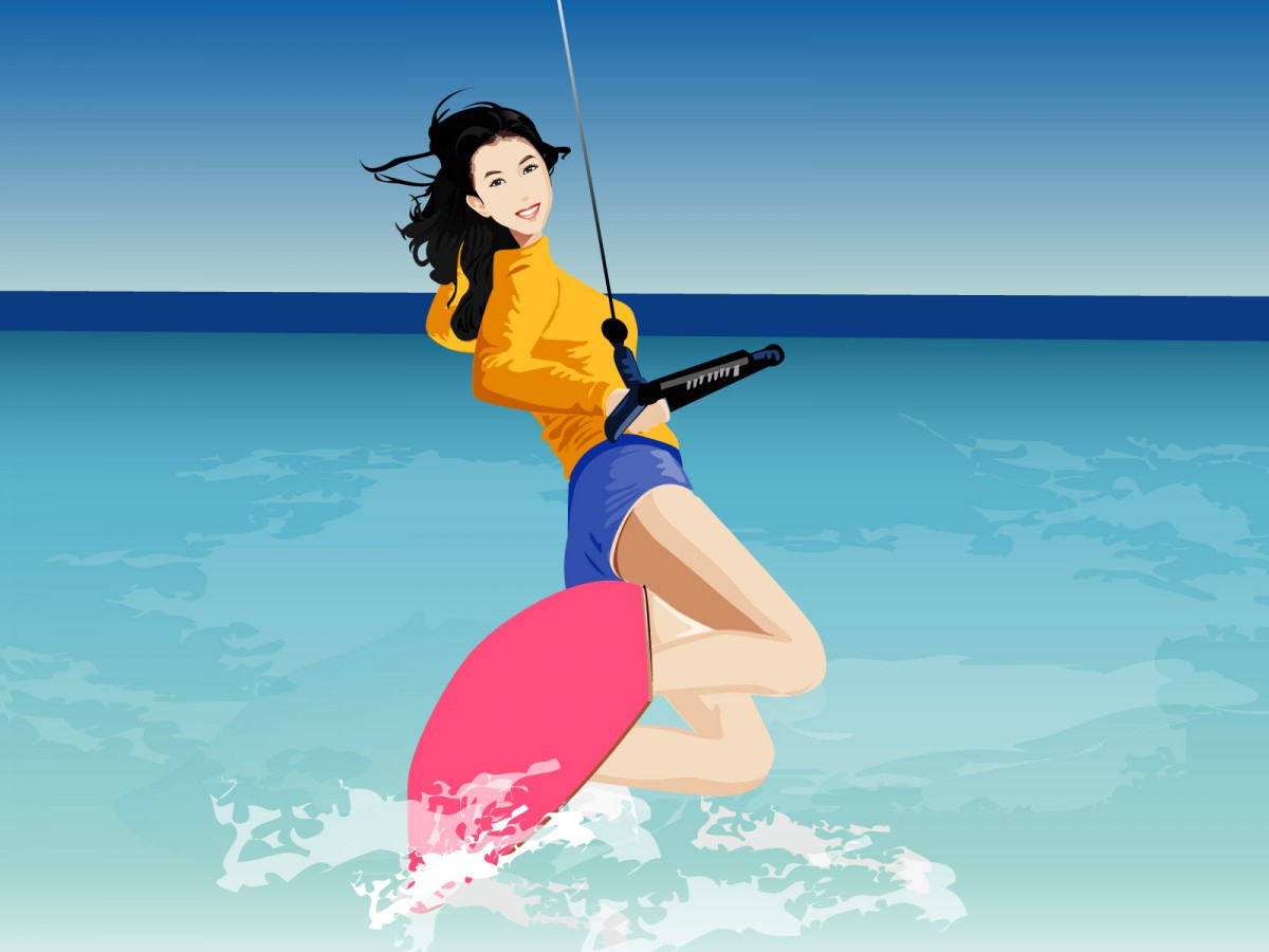 矢量海滩女孩第一辑1520