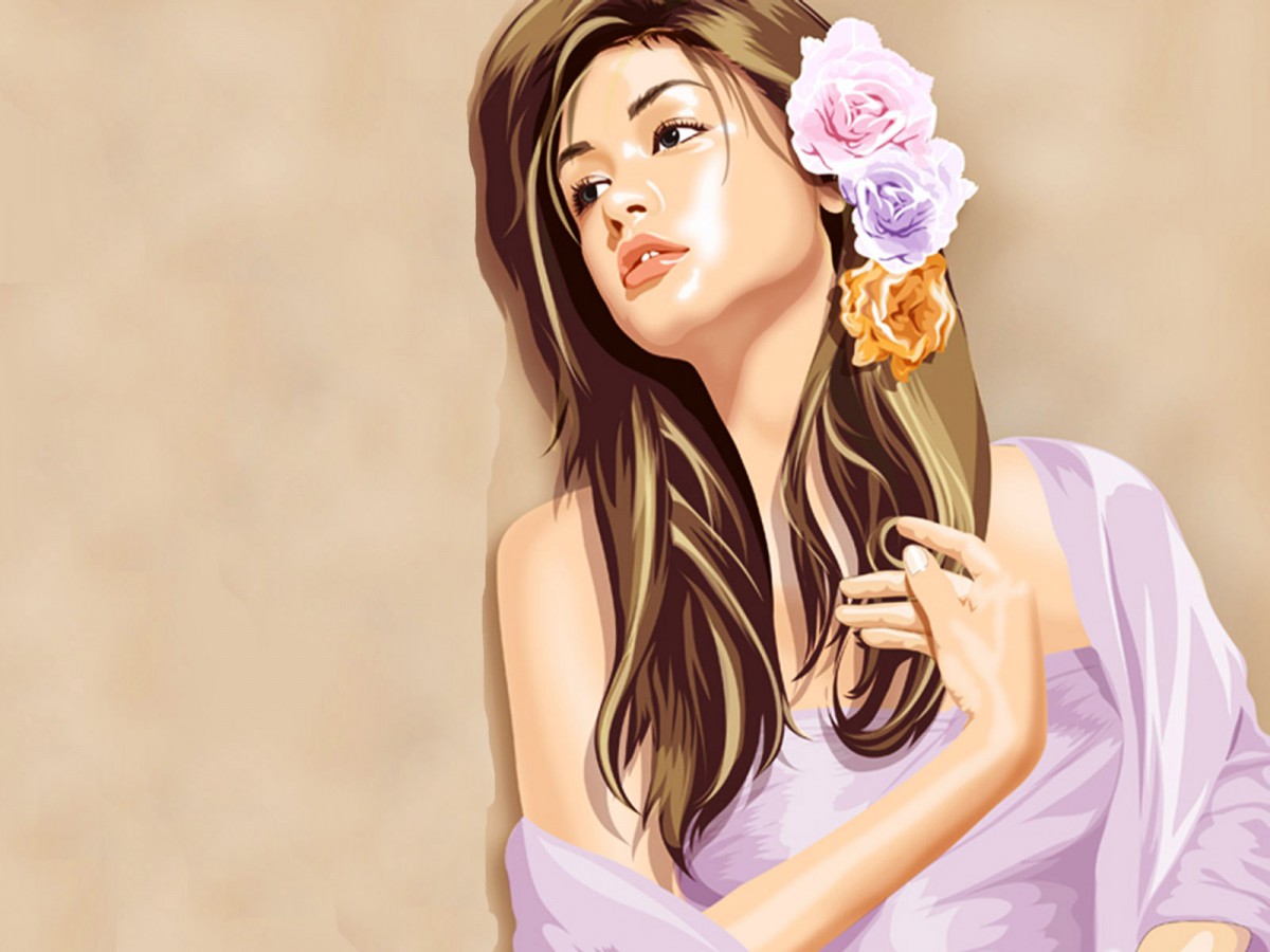 矢量女插画 第三辑(18/20)