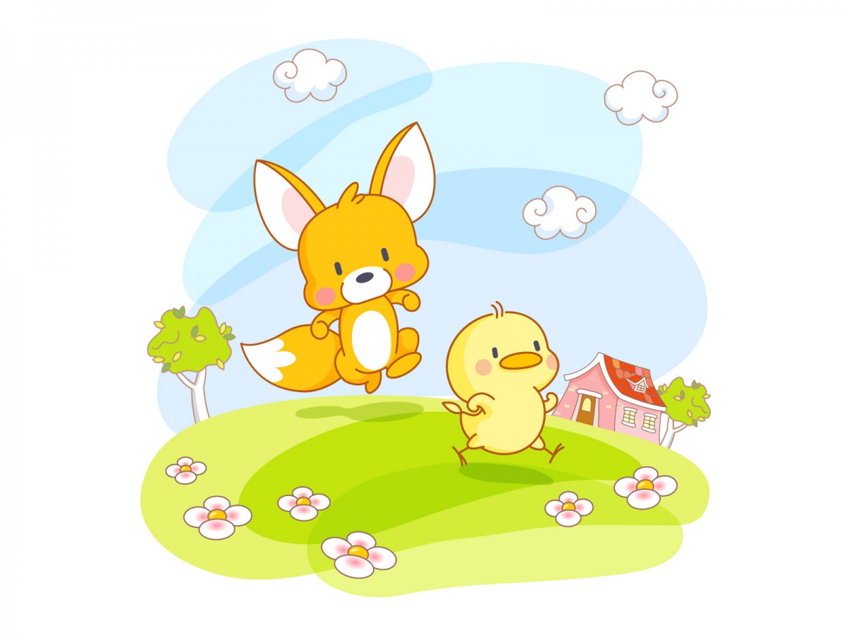 卡通动物 第二辑-矢量壁纸-高清矢量图片-第16图-娟娟壁纸