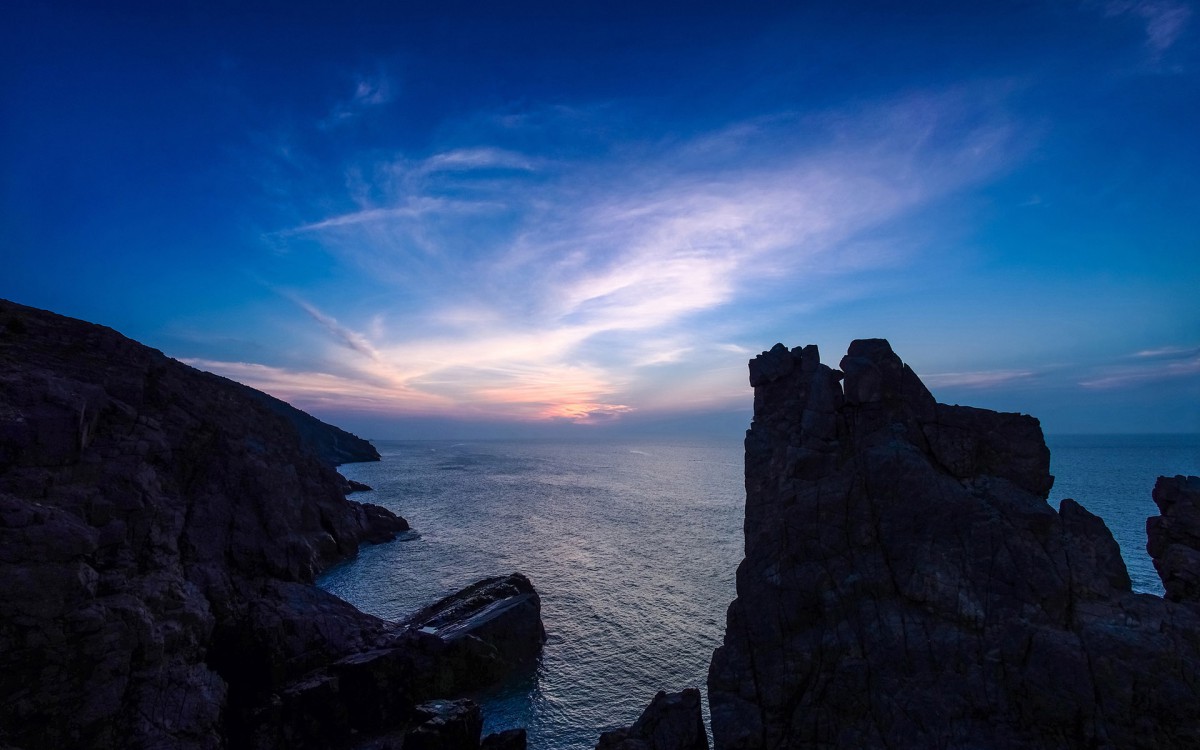 唯美海边日出摄影风景图片