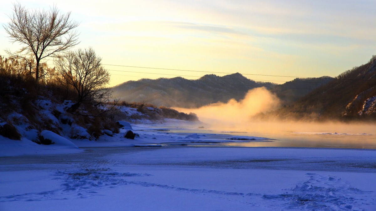 唯美的冰雪世界白雪圖片-風景壁紙-高清風景圖片-第12圖-娟娟壁紙