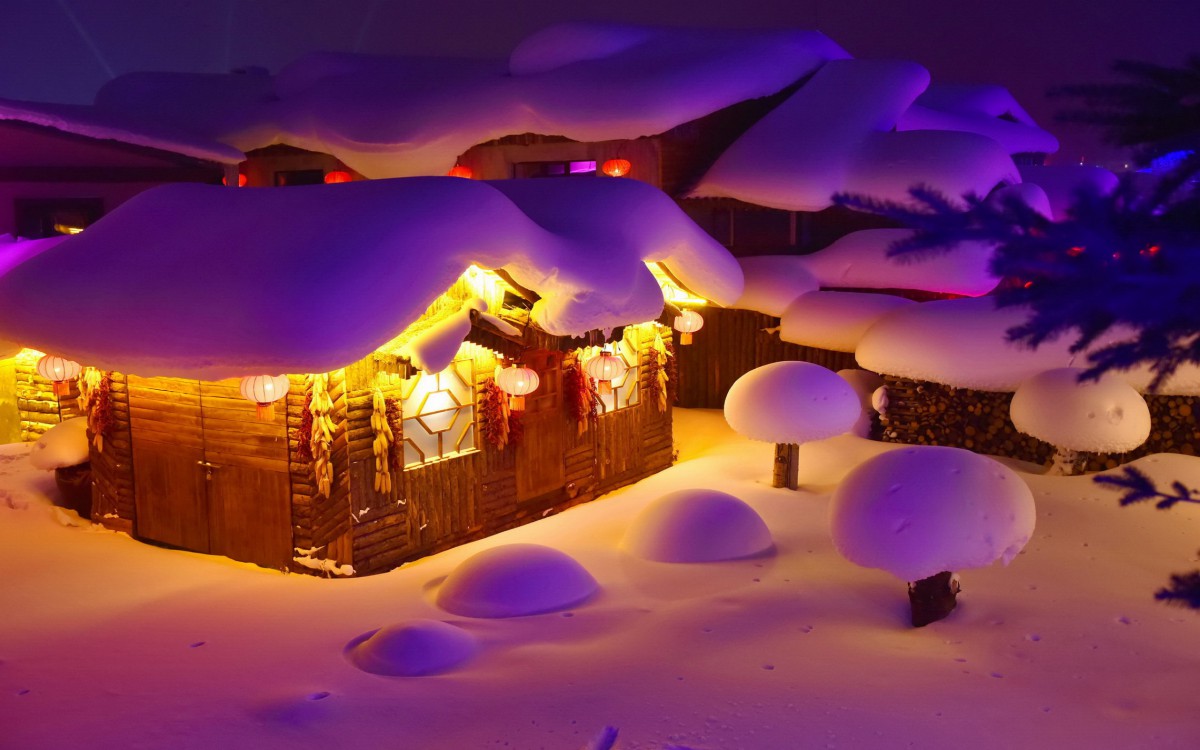 黑龙江双峰林场梦幻雪景图片210