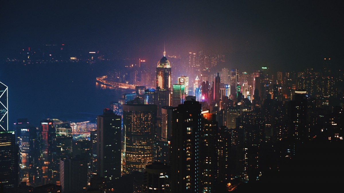 不夜城香港夜景图片-建筑壁纸-高清建筑图片-第6图-娟娟壁纸