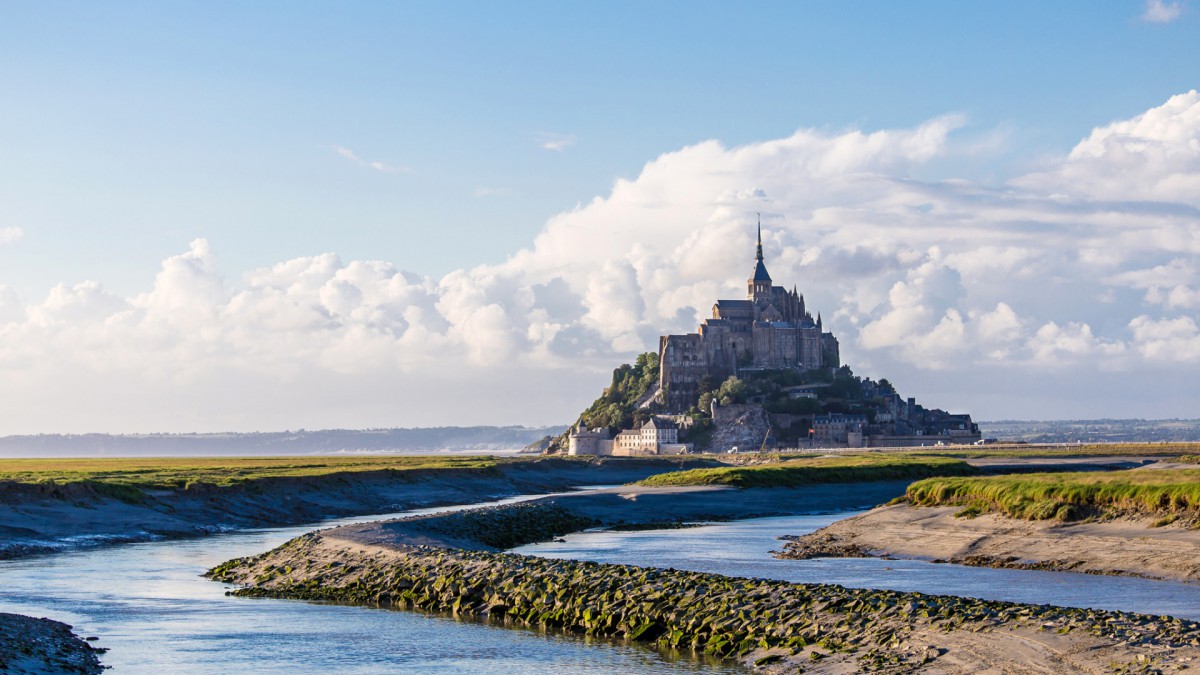 法国圣米歇尔山城堡风景图片410