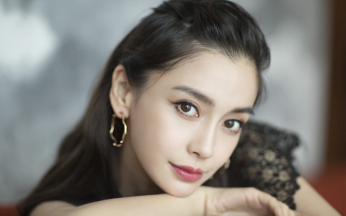 angelababy黑色蕾图片58