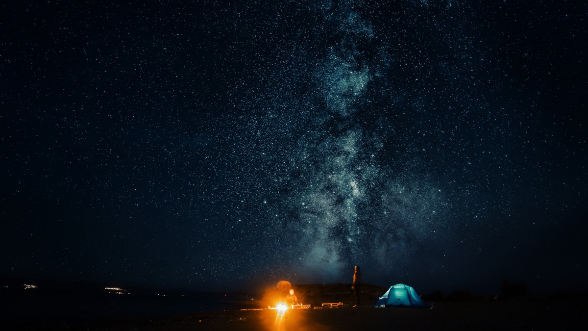 繁星点点的星空图片-风景壁纸-高清风景图片-第7图-娟娟壁纸