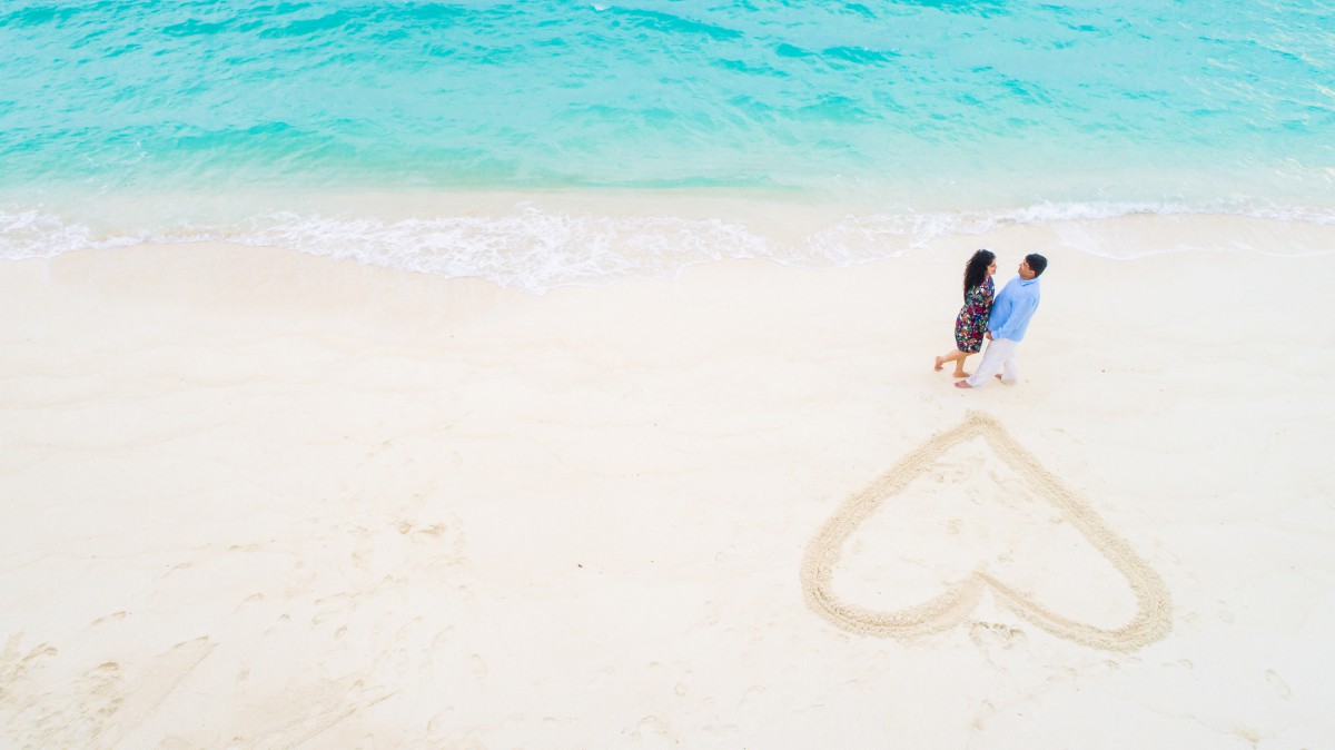 情侣海边浪漫的图片28