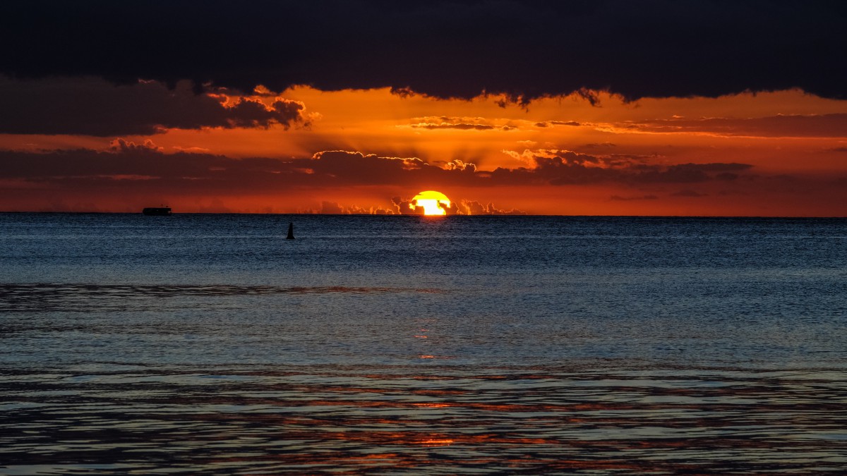 唯美的夕陽風景圖片-風景壁紙-高清風景圖片-第2圖-娟娟壁紙