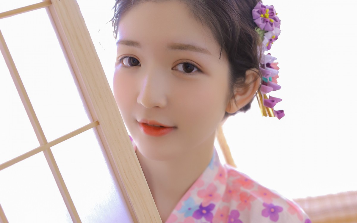 日本和服花姑娘美女图片314