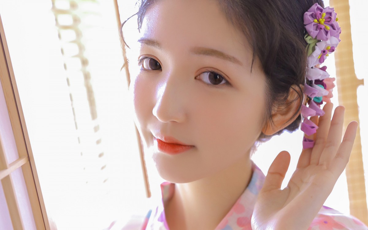 日本和服花姑娘美女图片414
