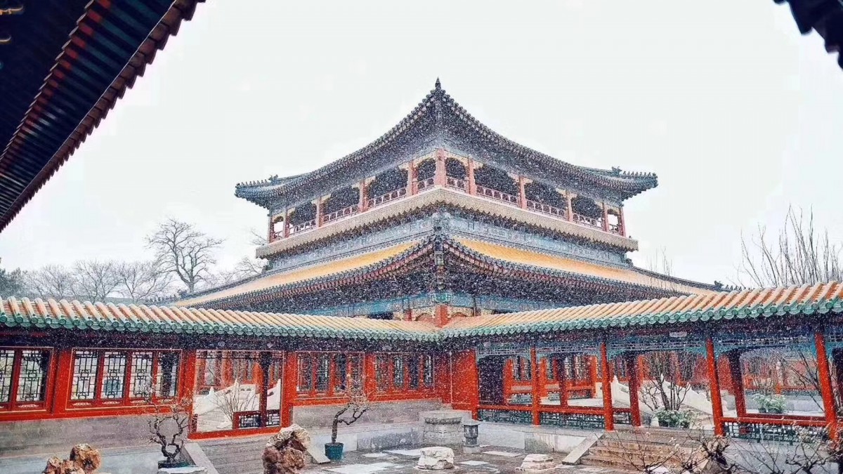 故宮雪景圖片壁紙-建築壁紙-高清建築圖片-娟娟壁紙