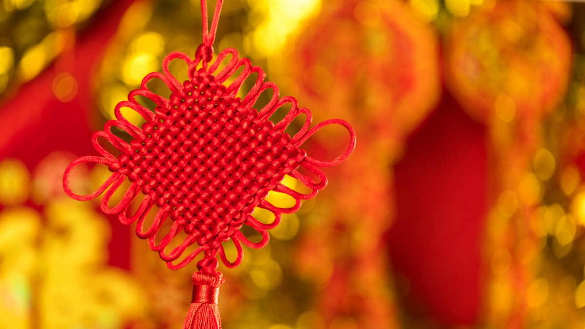 喜庆的红色新年装饰挂件图片-节庆壁纸-高清节庆图片-第7图-娟娟壁纸