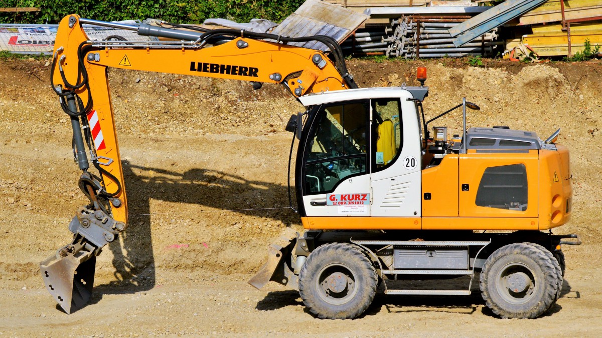 挖掘机施工图片-汽车壁纸-高清汽车图片-第5图-娟娟壁纸