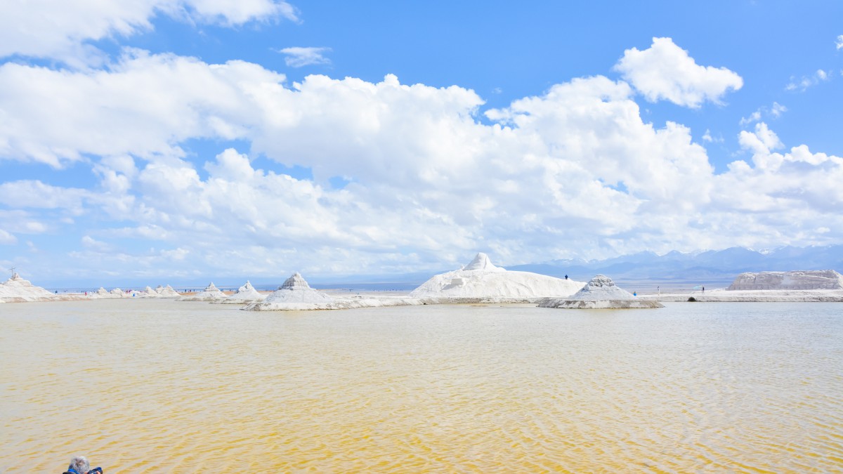 茶卡盐湖风景图片-风景壁纸-高清风景图片-第3图-娟娟壁纸