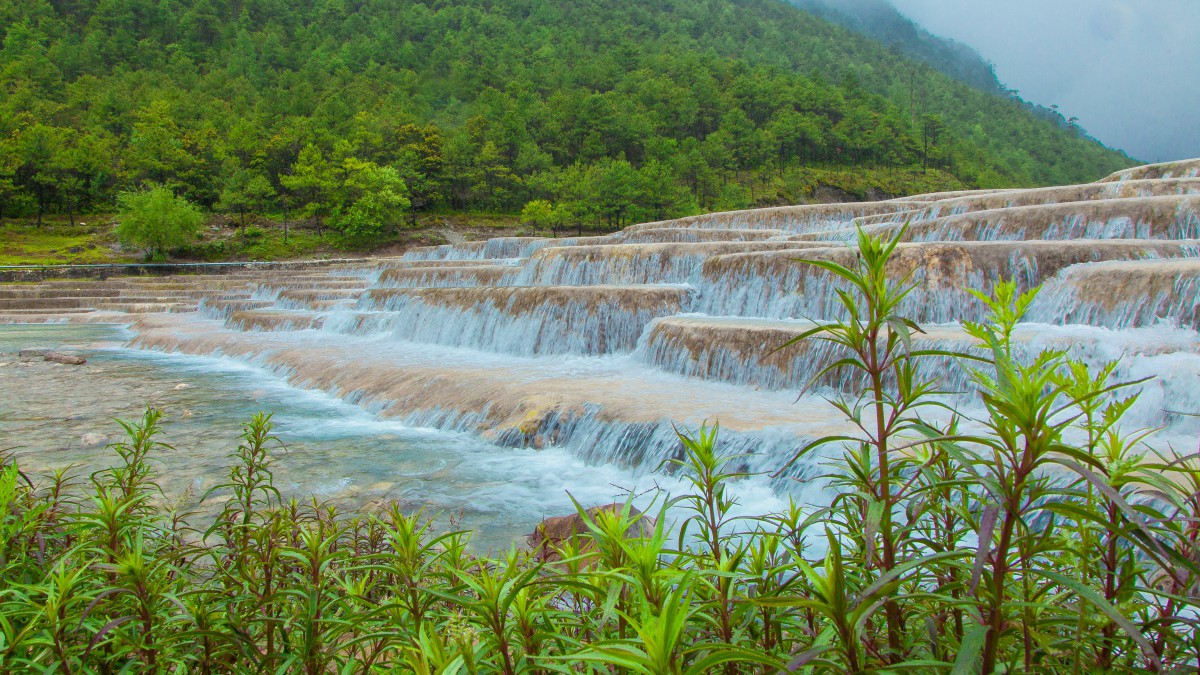 麗江玉龍雪山藍月穀風景圖片-風景壁紙-高清風景圖片-第2圖-娟娟壁紙