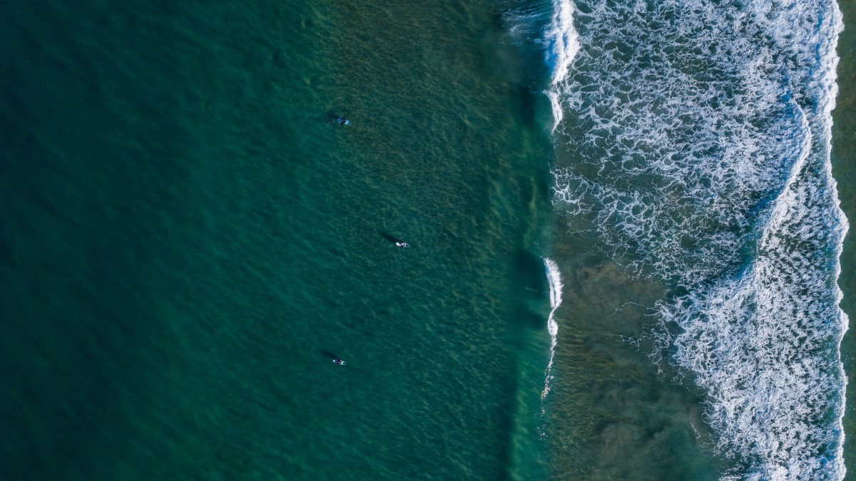 高清航拍海浪图片712