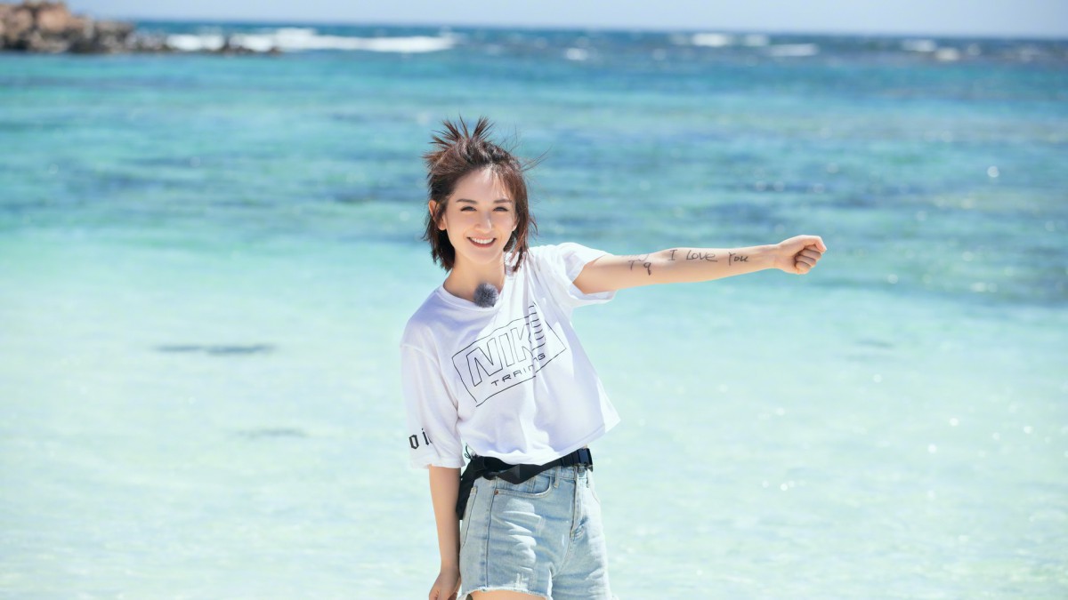 谢娜海边度假图片910