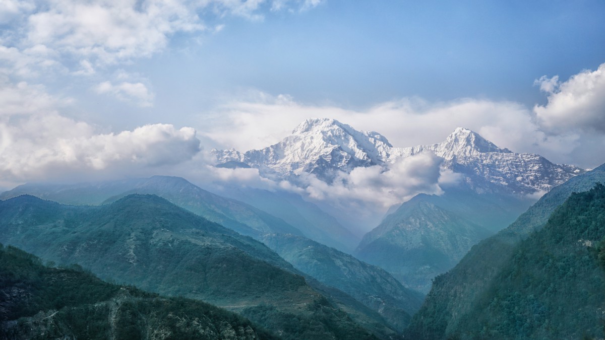 尼泊爾喜馬拉雅山風景圖片-風景壁紙-高清風景圖片-第3圖-娟娟壁紙