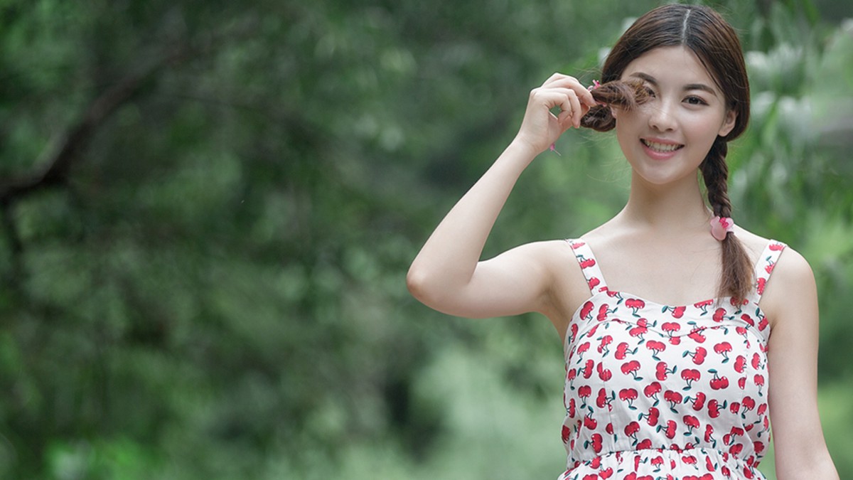 夏天美女吃西瓜图片48