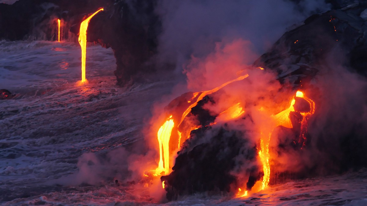 壮观的火山爆发图片310