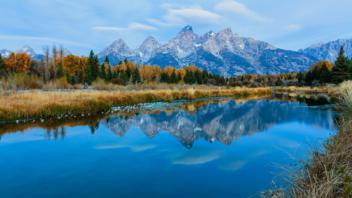 美国大提顿国家公园风景图片-风景壁纸-高清风景图片-娟娟壁纸