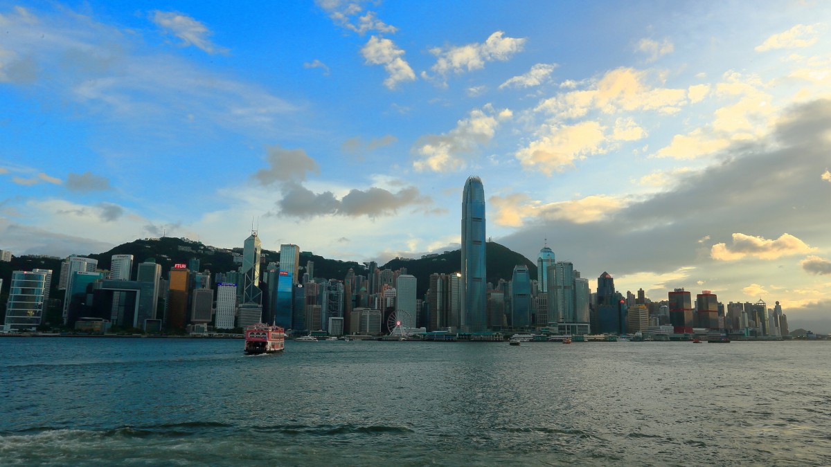 桌面壁纸 建筑 城市夜景 维多利亚港夜景图片上一组图 下一组图