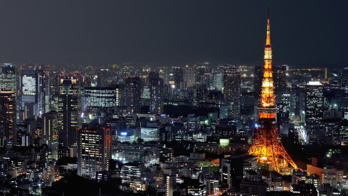 日本東京塔夜景圖片-建築壁紙-高清建築圖片-第6圖-娟娟壁紙