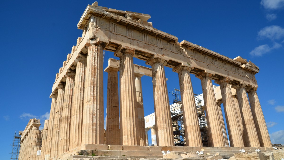 希腊雅典卫城图片-建筑壁纸-高清建筑图片-第2图-娟娟壁纸