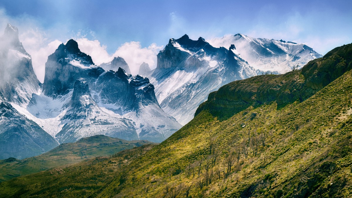 自然雪山风景图片大图114