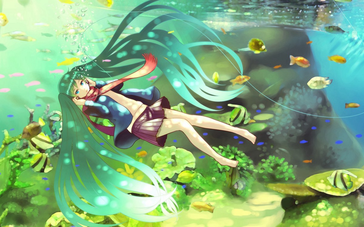 初音未来插画桌面壁纸58