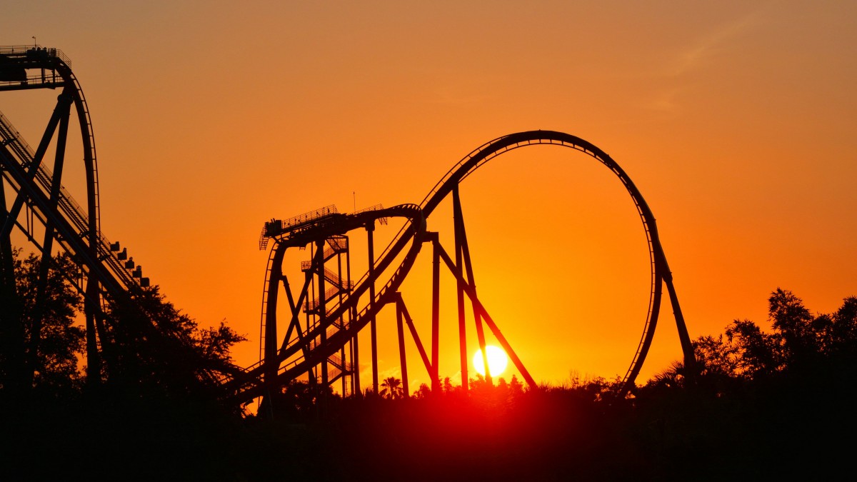 惊险的过山车图片(1/14)