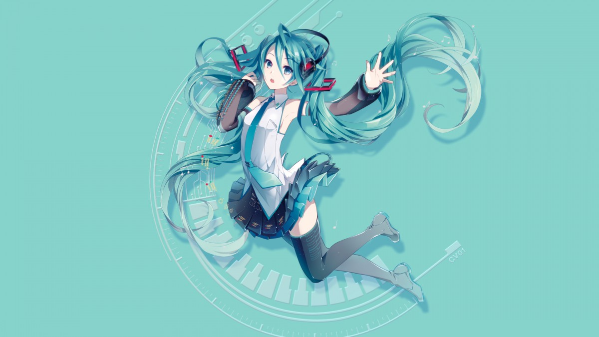 初音未來萌系桌面壁紙511