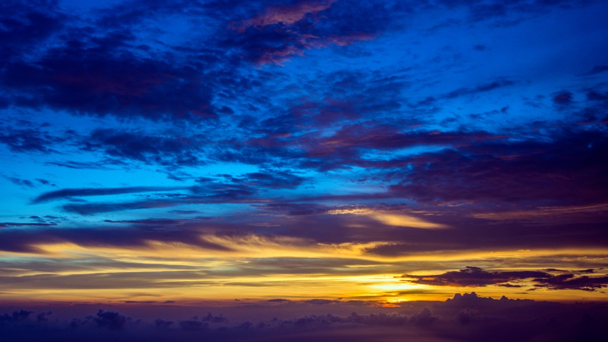 夕陽晚霞風景圖片56