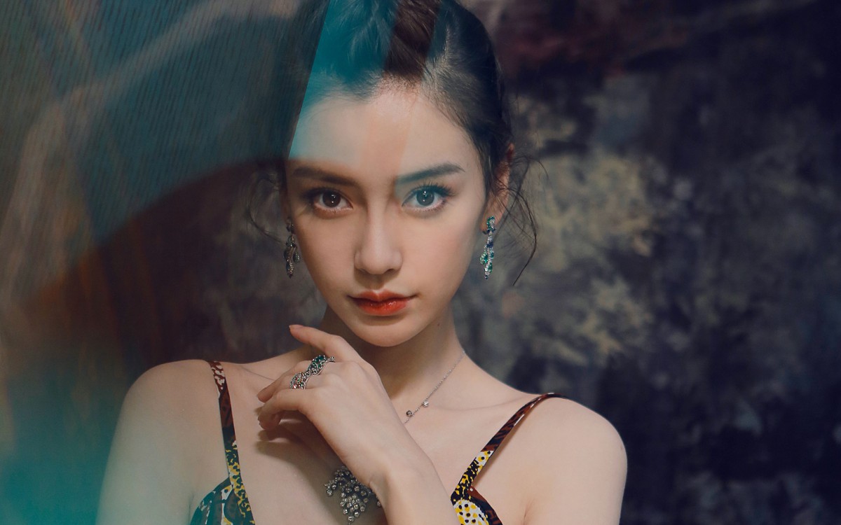 angelababy性感吊带裙壁纸99