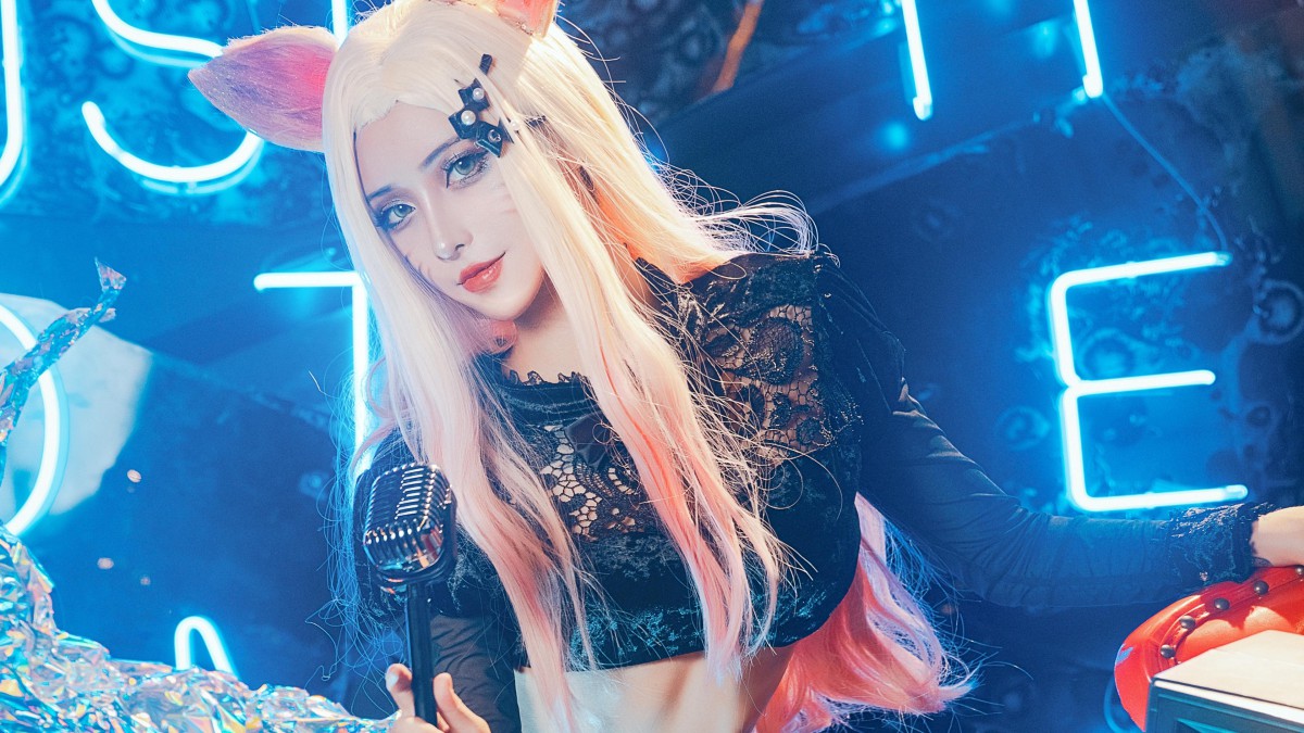 kda女团阿狸小蛮腰cosplay图片19