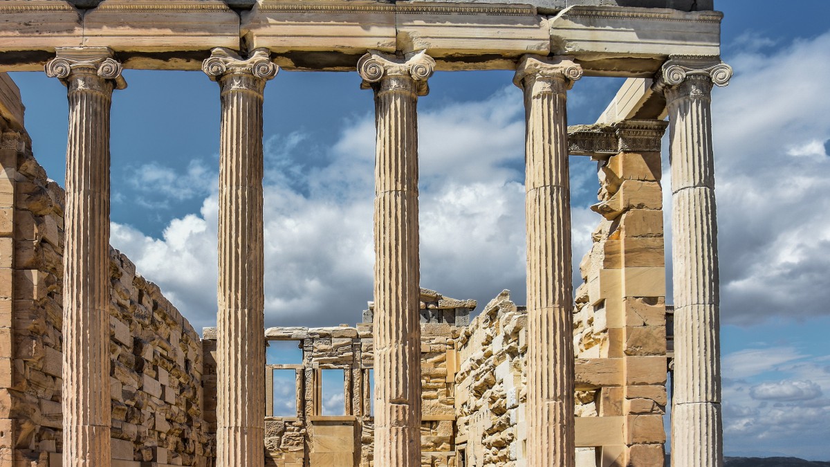希腊雅典帕台农神庙图片-风景壁纸-高清风景图片-第19图-娟娟壁纸