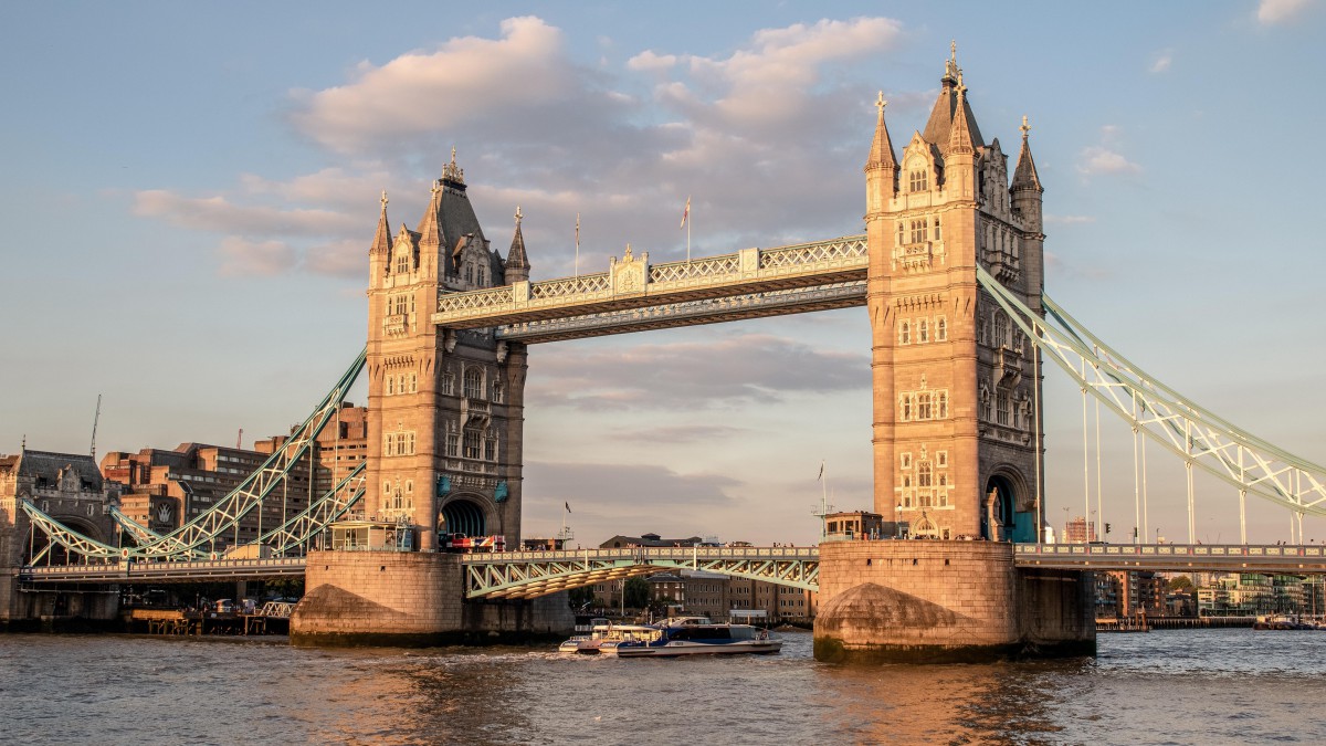 伦敦塔桥图片正面图图片