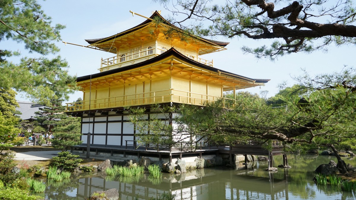 日本京都金阁寺风景高清图片 风景壁纸 高清风景图片 第16图 娟娟壁纸