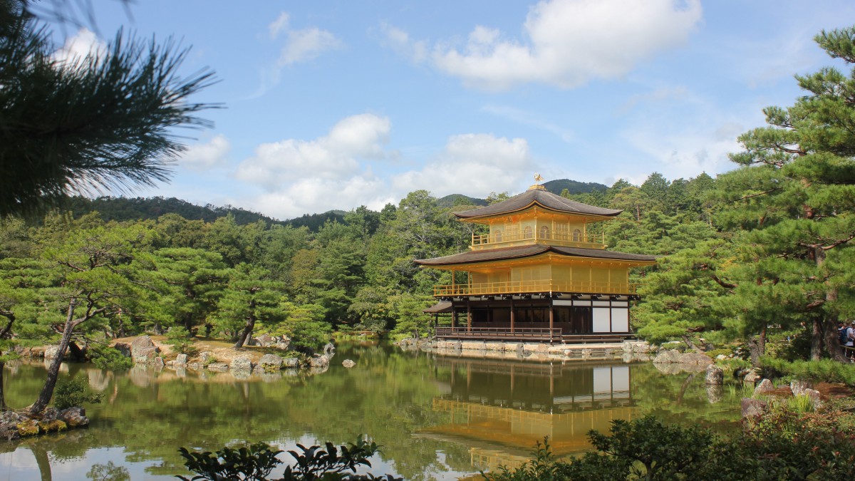 日本京都金阁寺风景高清图片 风景壁纸 高清风景图片 第6图 娟娟壁纸