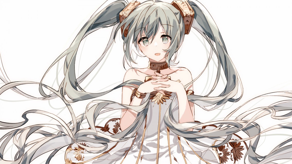 甜美治愈初音未来壁纸414
