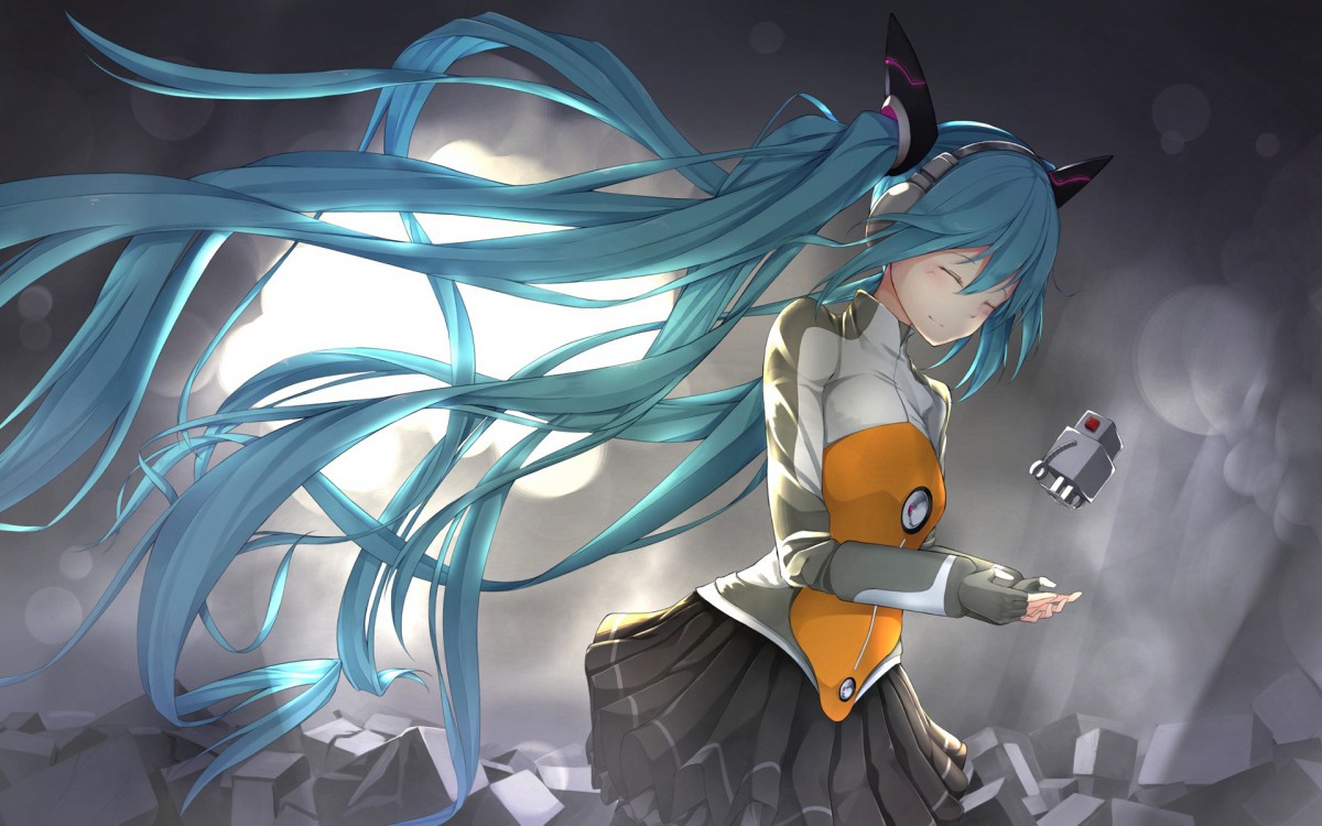 甜美少女初音未来壁纸18