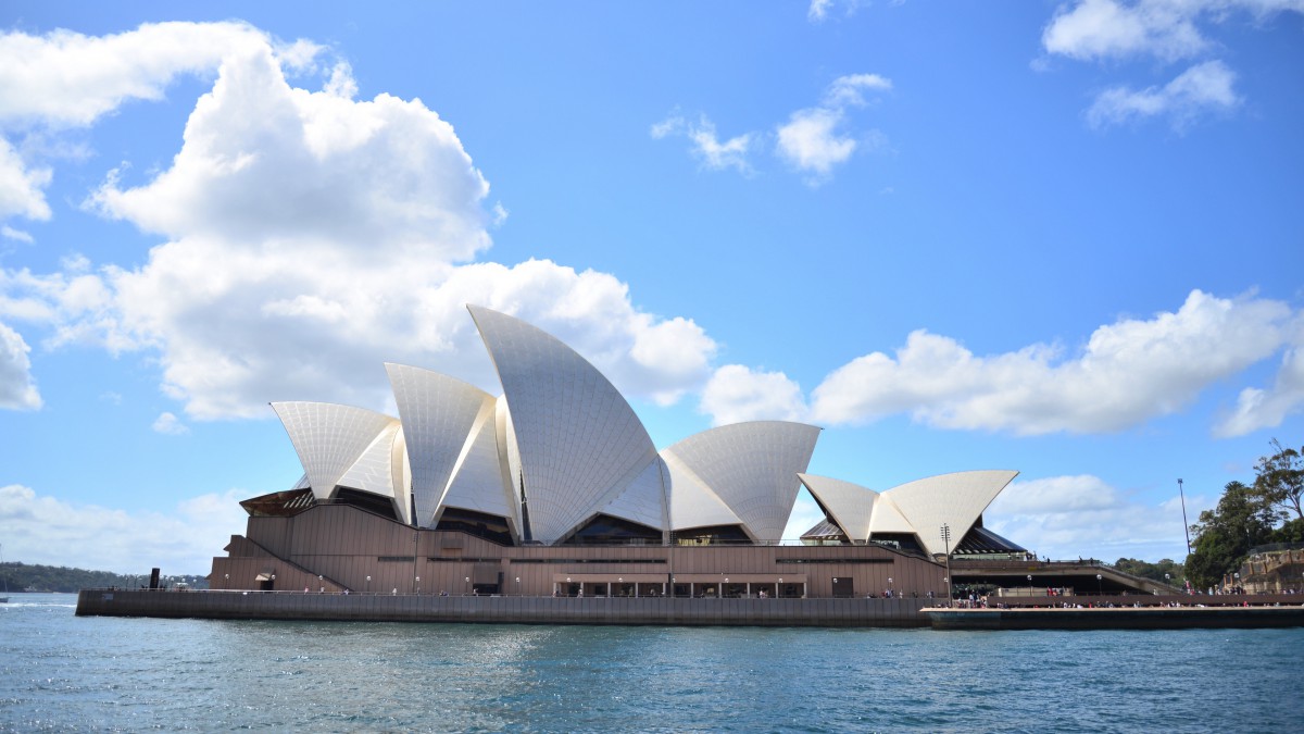 悉尼歌剧院正面图片图片