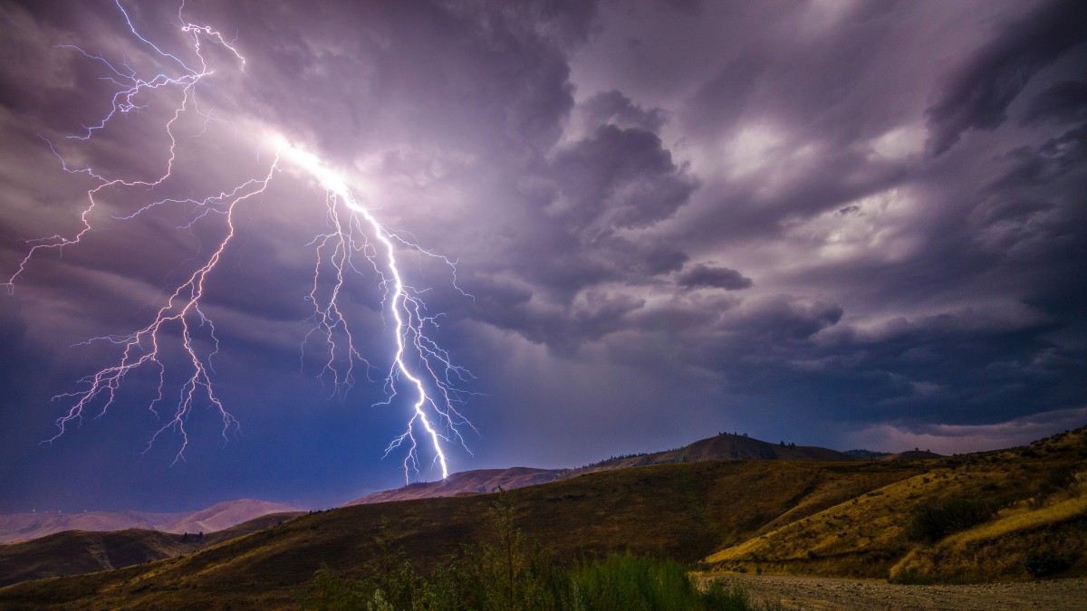 恐怖的閃電雷電圖片-風景壁紙-高清風景圖片-第8圖-娟娟壁紙