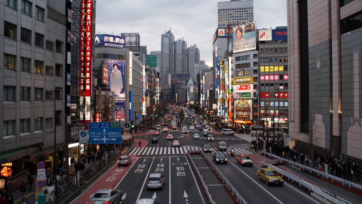 高清日本東京夜景圖片-建築壁紙-高清建築圖片-第7圖-娟娟壁紙