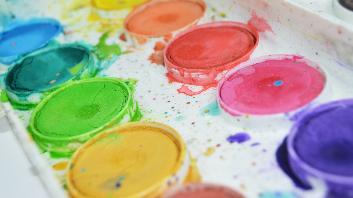 水彩画颜料盒图片512