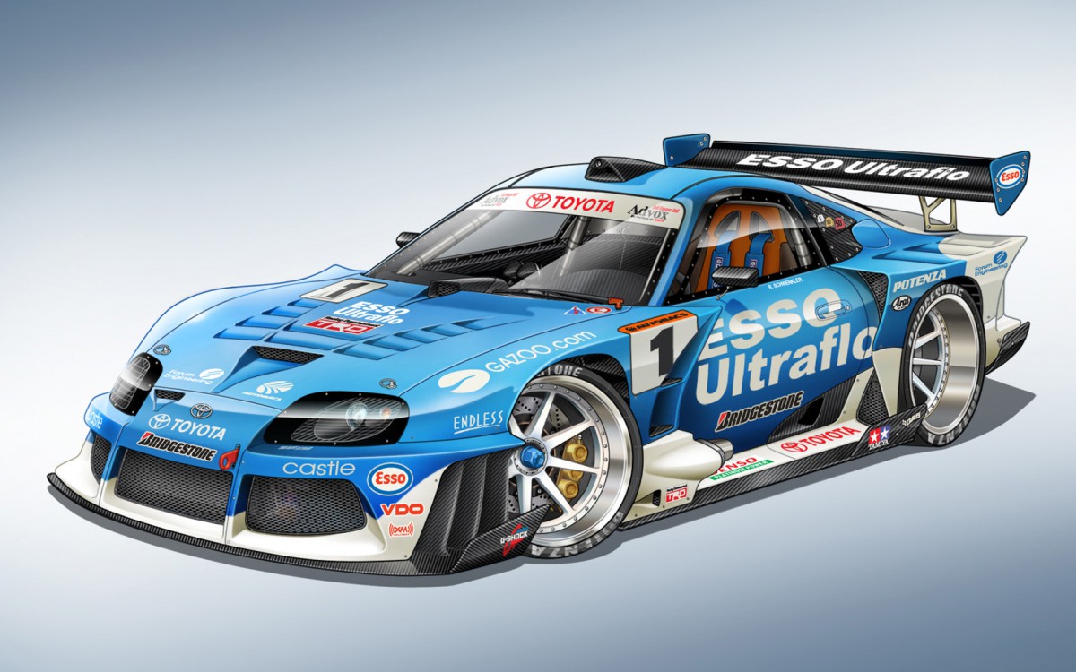 绘制赛车 第一辑-汽车壁纸-高清汽车图片-第2图-娟娟壁纸